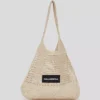 LOGO CROCHET BEACH BAG