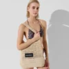 LOGO CROCHET BEACH BAG