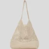 LOGO CROCHET BEACH BAG