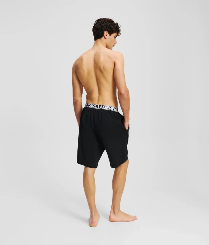 LOGO PAJAMA SHORTS