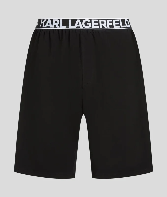 LOGO PAJAMA SHORTS