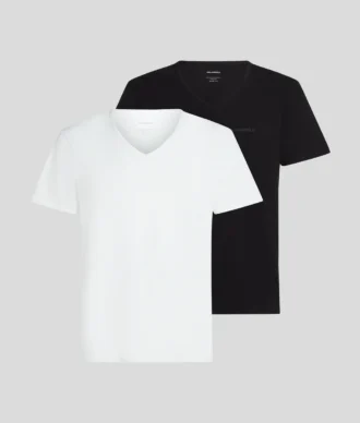 LOGO V-NECK T-SKJORTE – 2-PAK