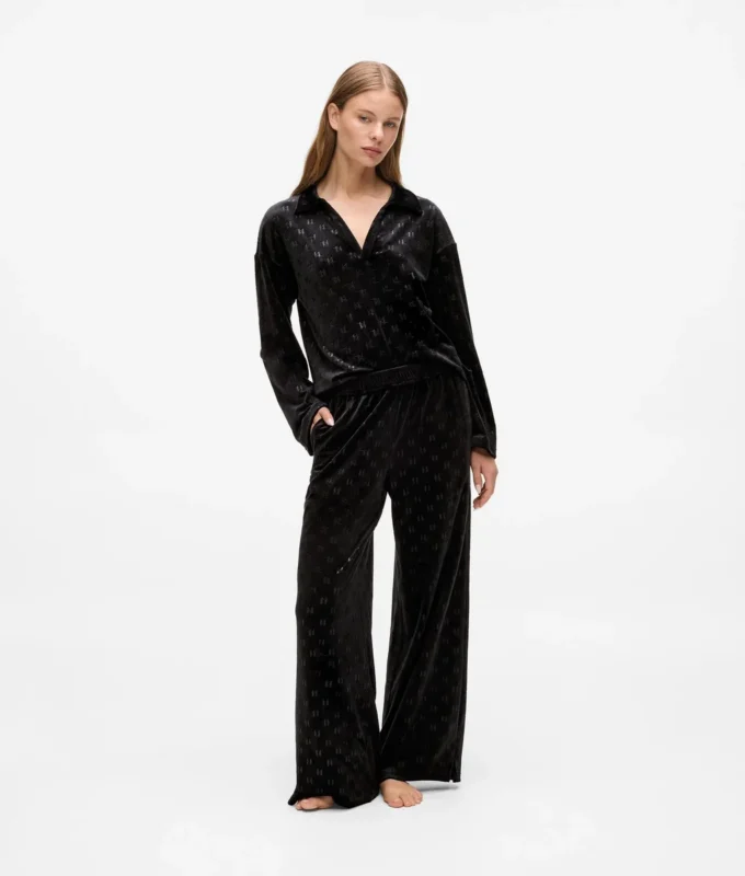 Loungebukse med monogram