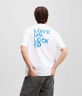 LOVE UNLOCKED T-SKJORTE