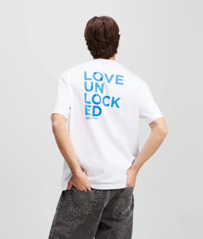 LOVE UNLOCKED T-SKJORTE