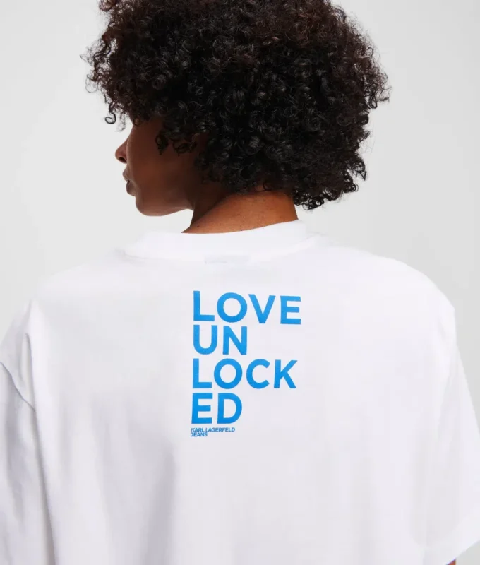LOVE UNLOCKED T-SKJORTE