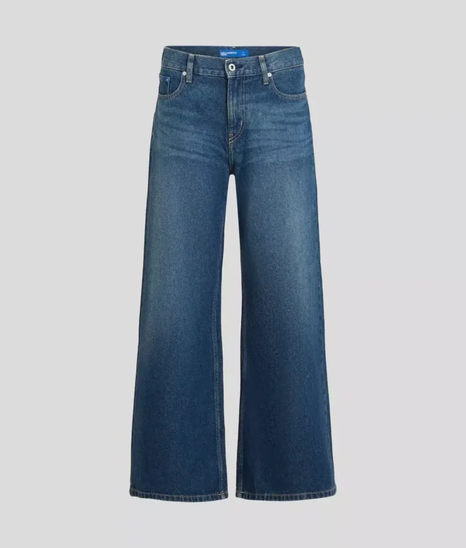 LOW-RISE JEANS MED BREDE BEN