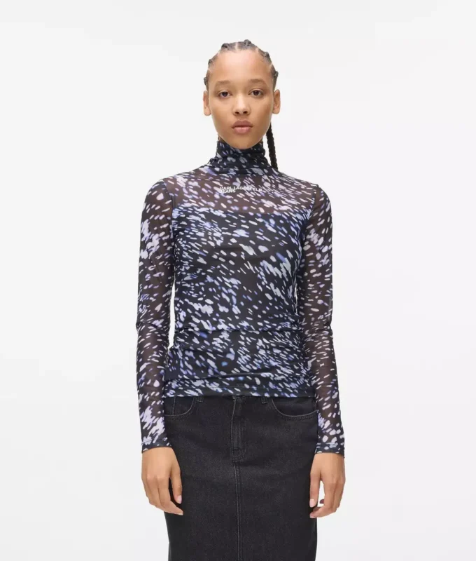 Mesh-top med helprint