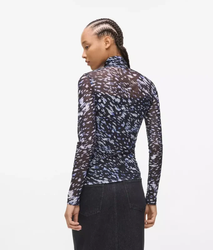 Mesh-top med helprint