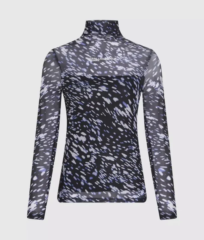 Mesh-top med helprint
