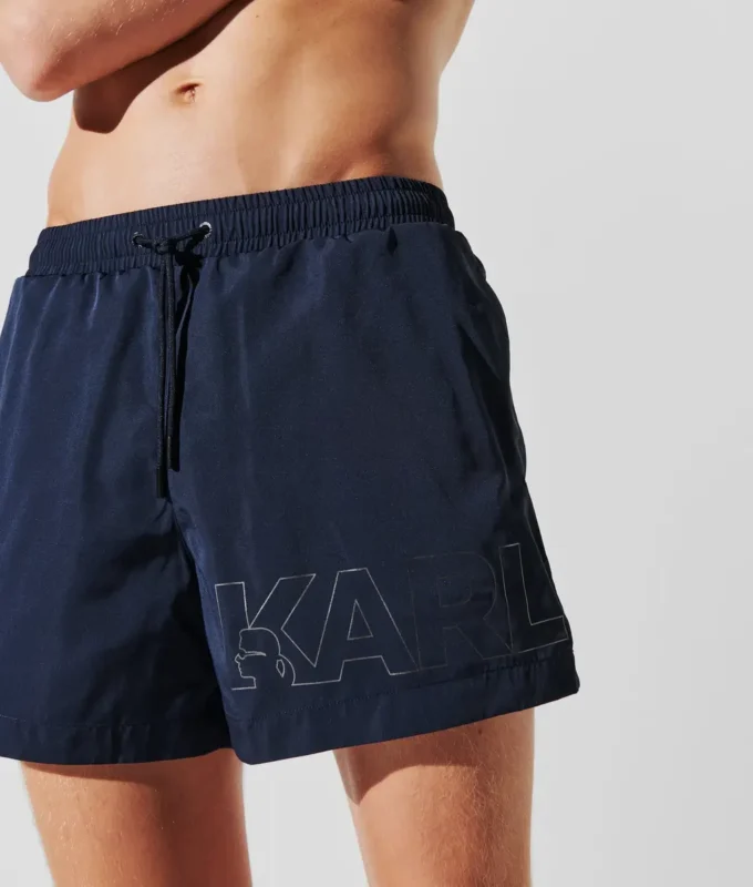 METALLISK LOGO KORTE BOARDSHORTS