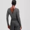 METALLISK RHINESTONE-BODYSUIT