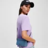 METALLLOGO DENIM KAMERAVESKE