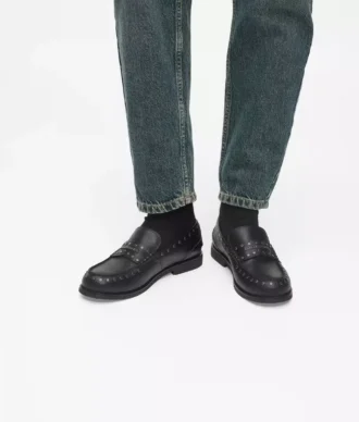 Mia loafers med nitter