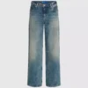 Midt høye, avslappede jeans