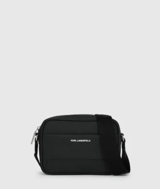 Minimalistisk kameraveske med logo