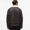 Monogram shearling-jakke