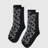 Monogram-sokker – 2-pakning