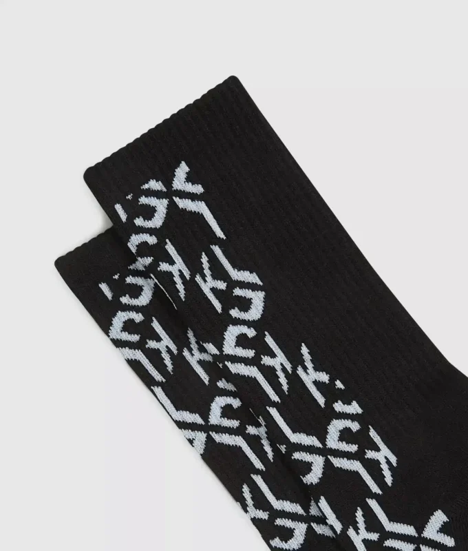 Monogram-sokker – 2-pakning