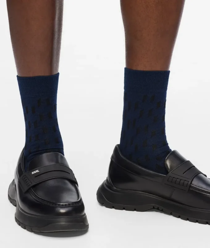 Monogram-sokker – 3-pakning