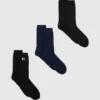 Monogram-sokker – 3-pakning