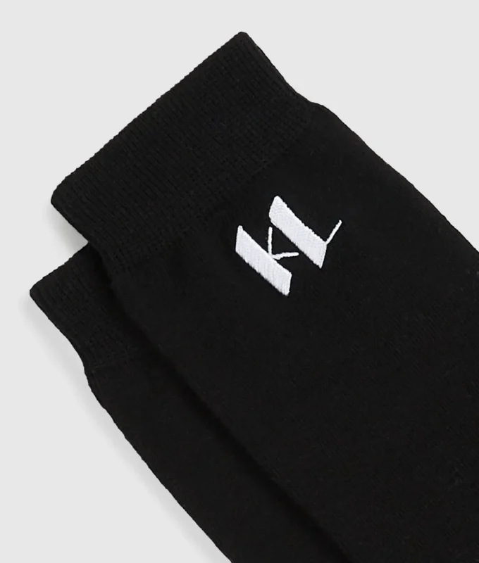 Monogram-sokker – 3-pakning