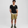 MONOGRAM STRIKKET POLOSKJORTE