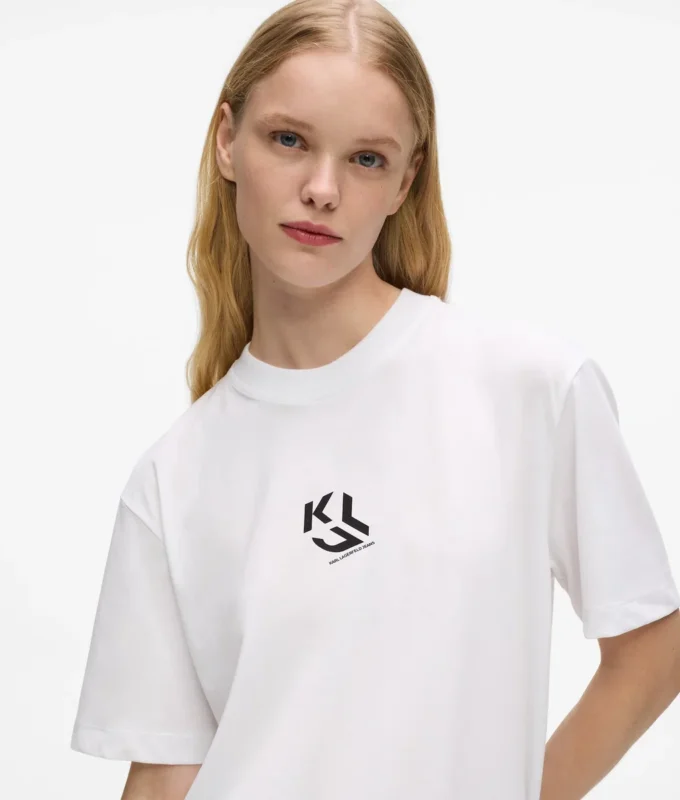 Monogram-T-skjorte med normal passform
