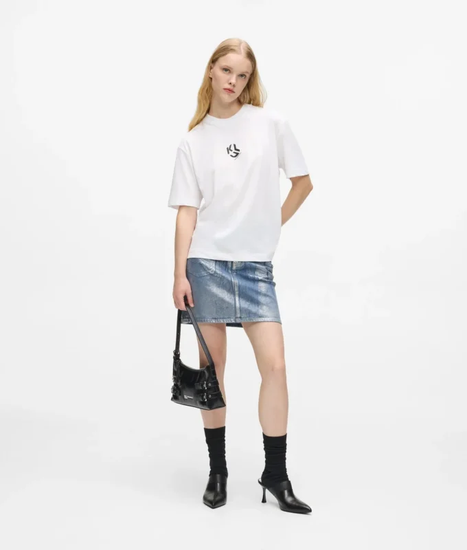 Monogram-T-skjorte med normal passform