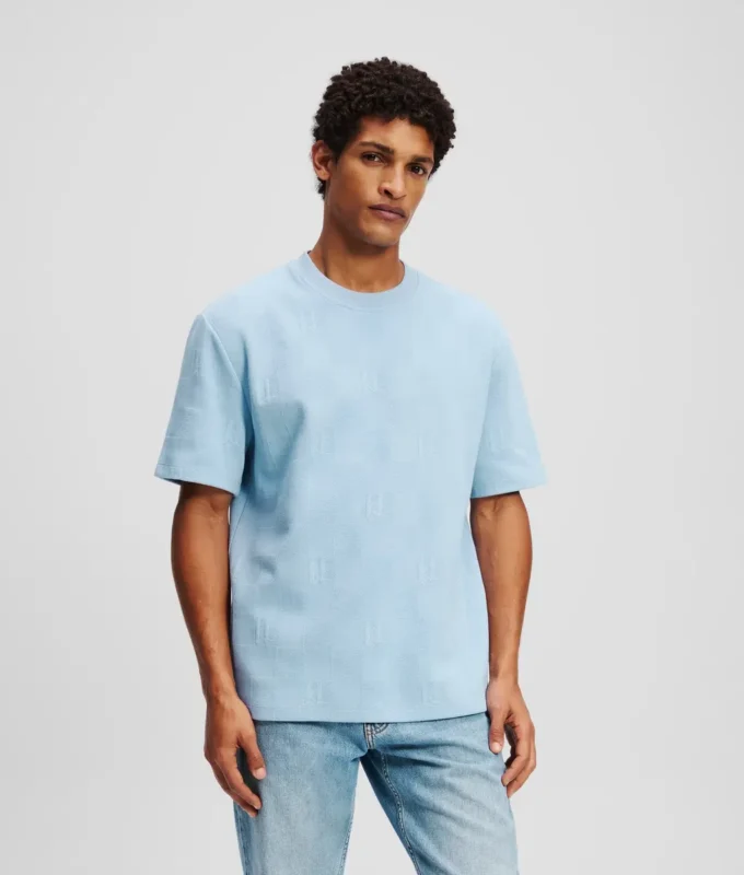 MONOGRAM-T-SKJORTE MED RUTEMØNSTER