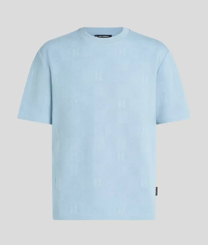 MONOGRAM-T-SKJORTE MED RUTEMØNSTER