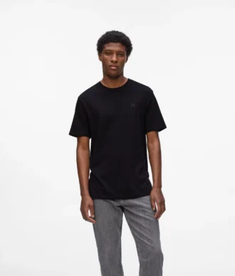 MONOGRAM WOOL-BLEND T-SKJORTE