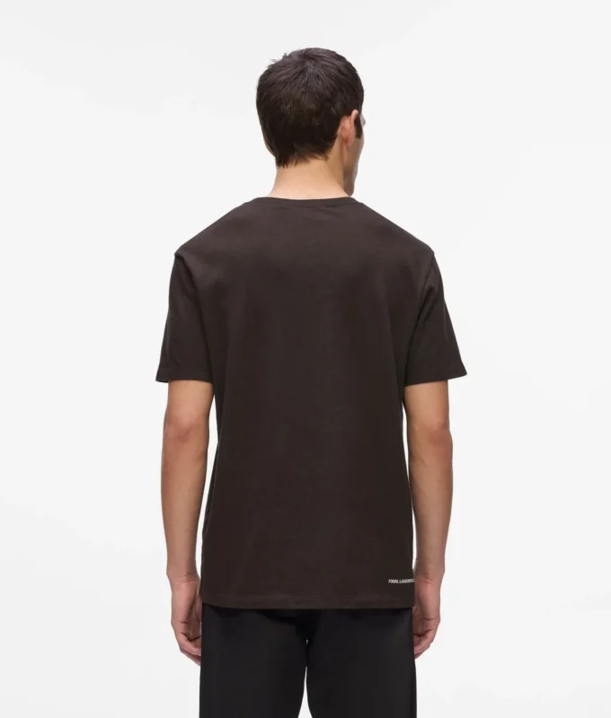 MONOGRAM WOOL-BLEND T-SKJORTE