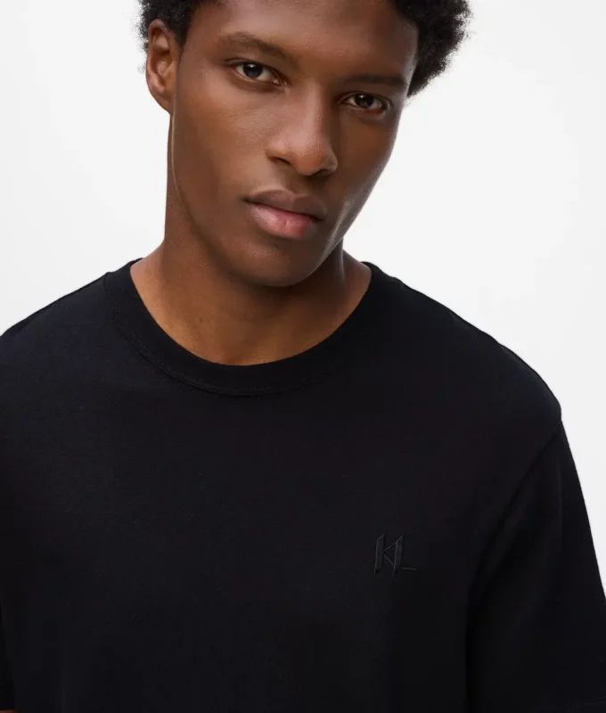MONOGRAM WOOL-BLEND T-SKJORTE