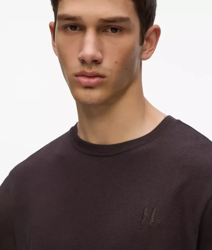 MONOGRAM WOOL-BLEND T-SKJORTE