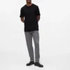 MONOGRAM WOOL-BLEND T-SKJORTE