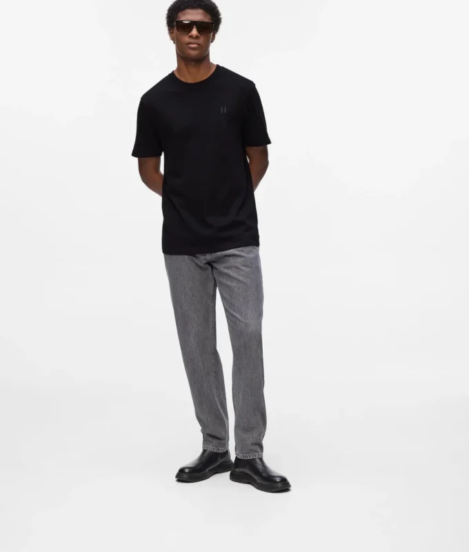 MONOGRAM WOOL-BLEND T-SKJORTE