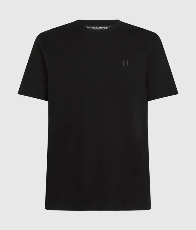 MONOGRAM WOOL-BLEND T-SKJORTE