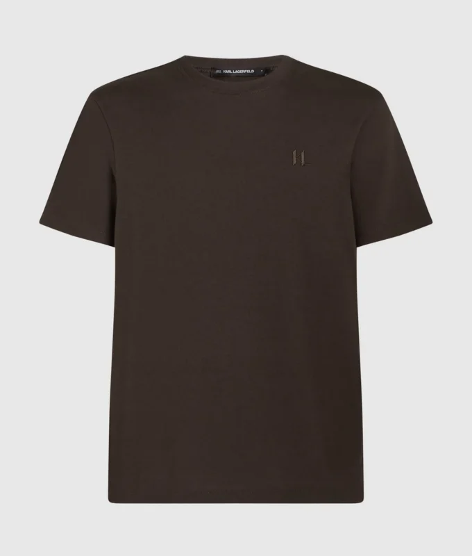 MONOGRAM WOOL-BLEND T-SKJORTE