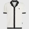 Monogramstrikket poloskjorte