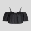 OFF-SHOULDER CROPPED BEACH TOP