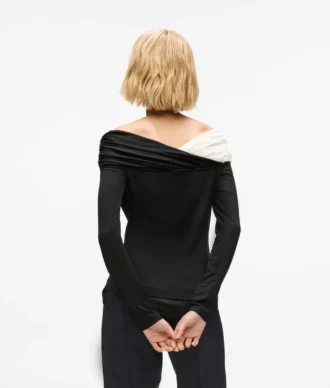 Off-shoulder topp
