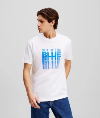 OUT OF THE BLUE GRAPHIC T-SKJORTE