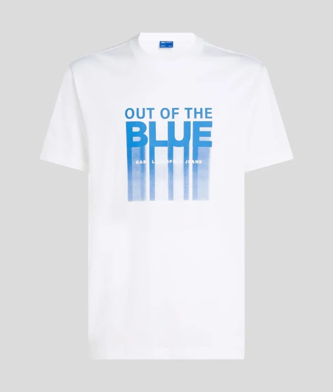 OUT OF THE BLUE GRAPHIC T-SKJORTE
