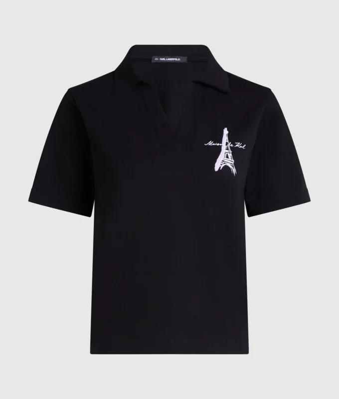 Paris-skisse-poloskjorte