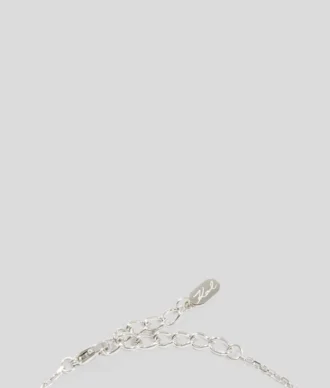 PAVÉ HEART CHARM HALSKJEDE