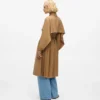 Plissert trenchcoat