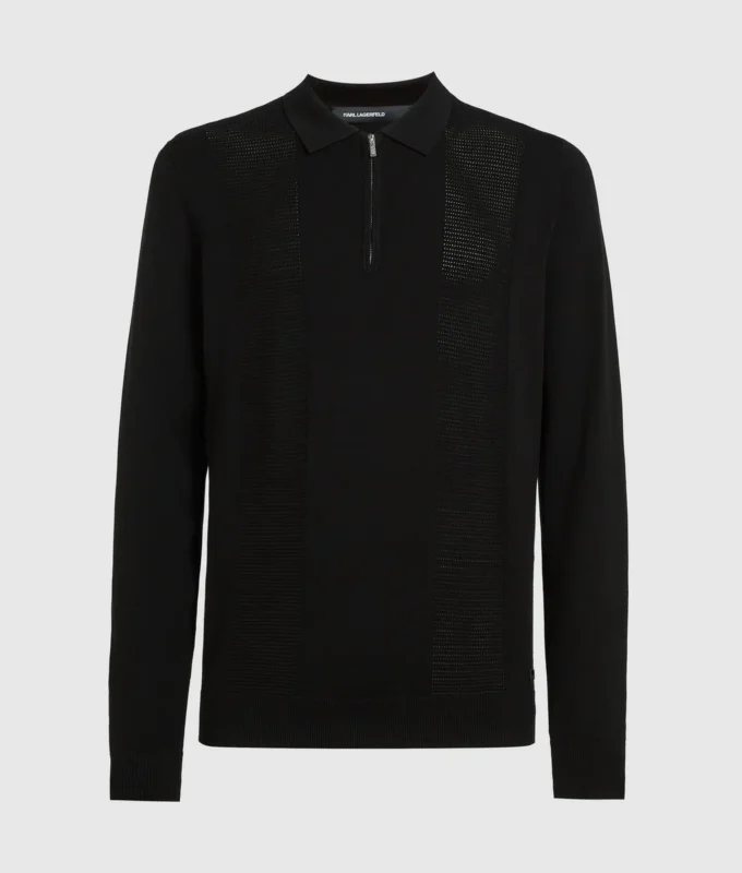 Polo med glidelås