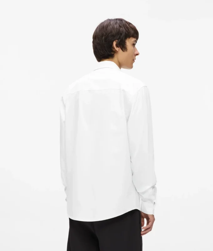 Poplin-skjorte