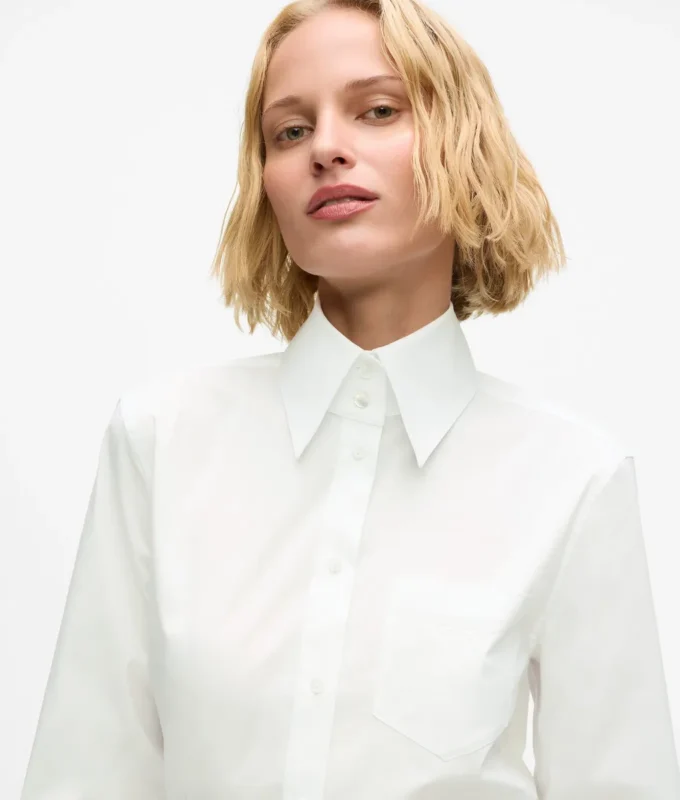 Poplinbluse